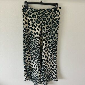 Zara Black and White Midi Skirt Resort Wear